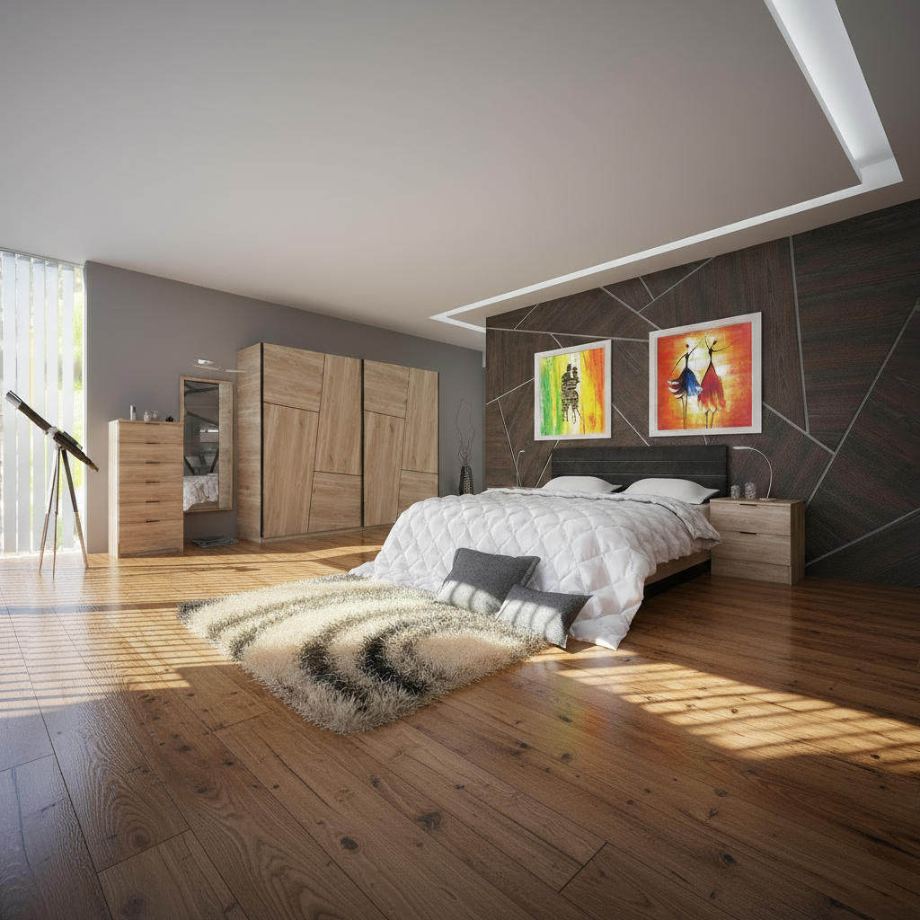 Модулно обзавеждане за спалня BROOKLYN 1 – изображение-1