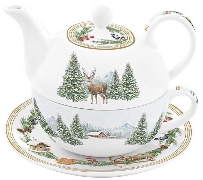 Комплект за чай WHITE FOREST – изображение-1