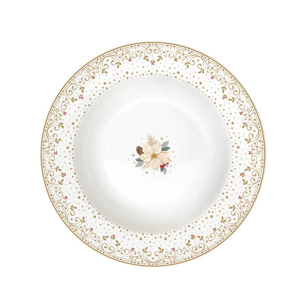 Дълбока чиния за супа WHITE ELEGANCE – изображение-1