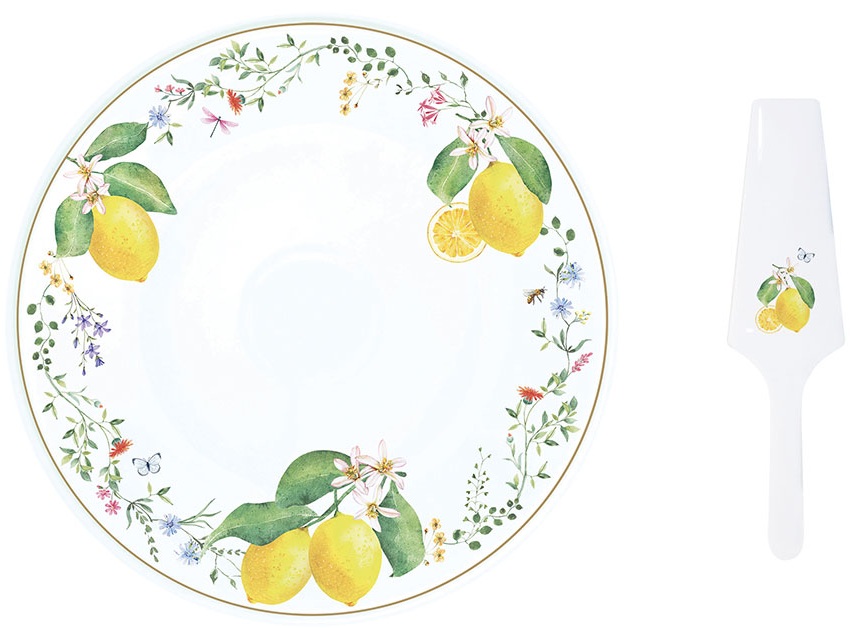 Комплект за сервиране на торта FLEURS AT CITRONS – изображение-1