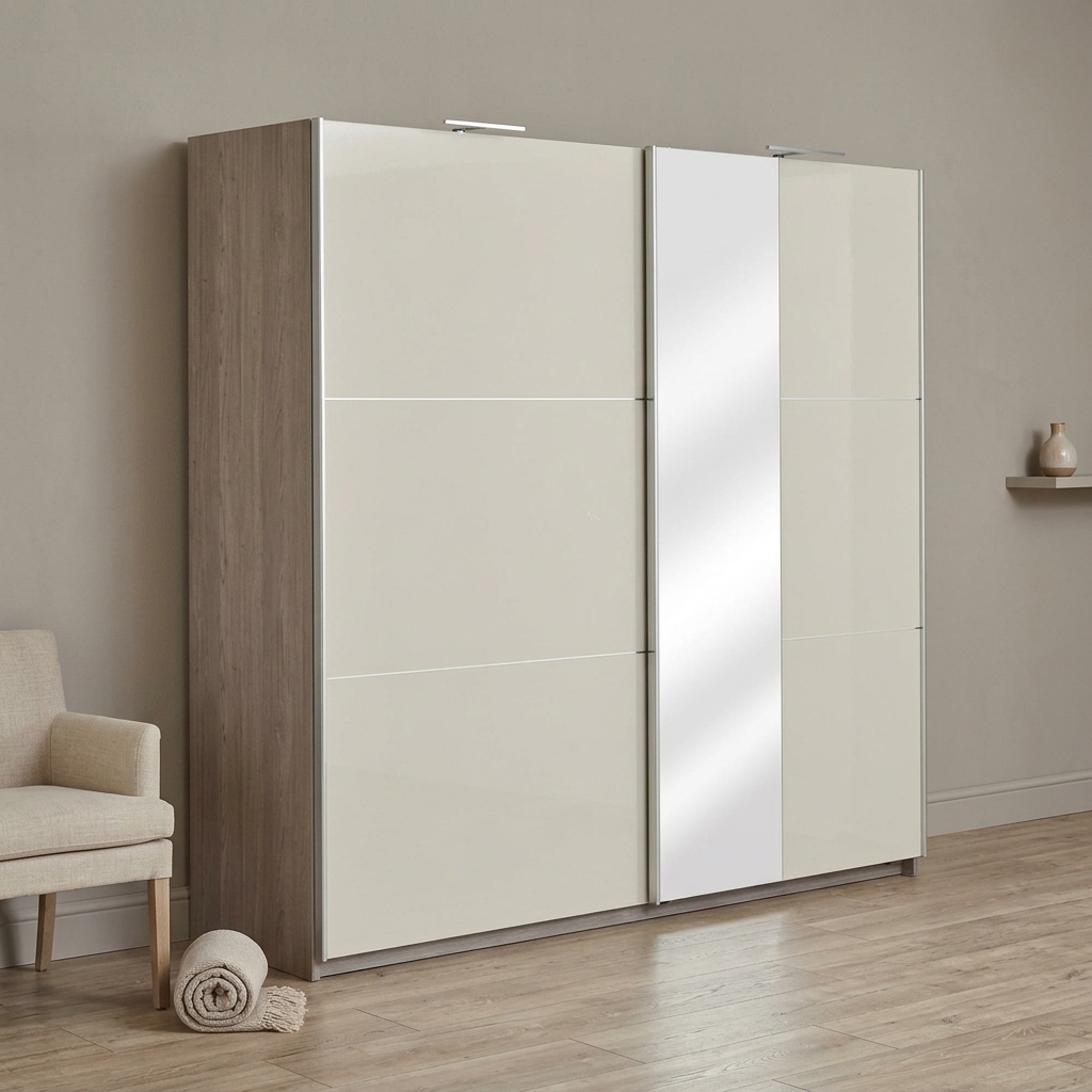 Гардероб-230 с ОГЛЕДАЛО ELEGANCE N320656+320314O – изображение-1