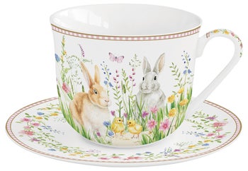 Чаша за закуска с чинийка HAPPY EASTER – изображение-1