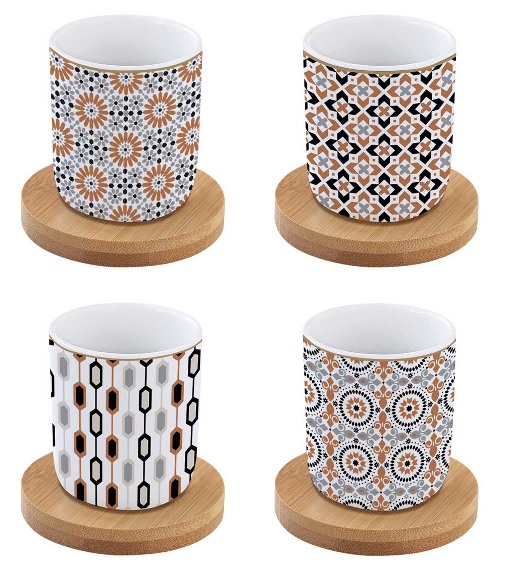 Комплект чаши за кафе GEOETHNIC 110 мл – изображение-1