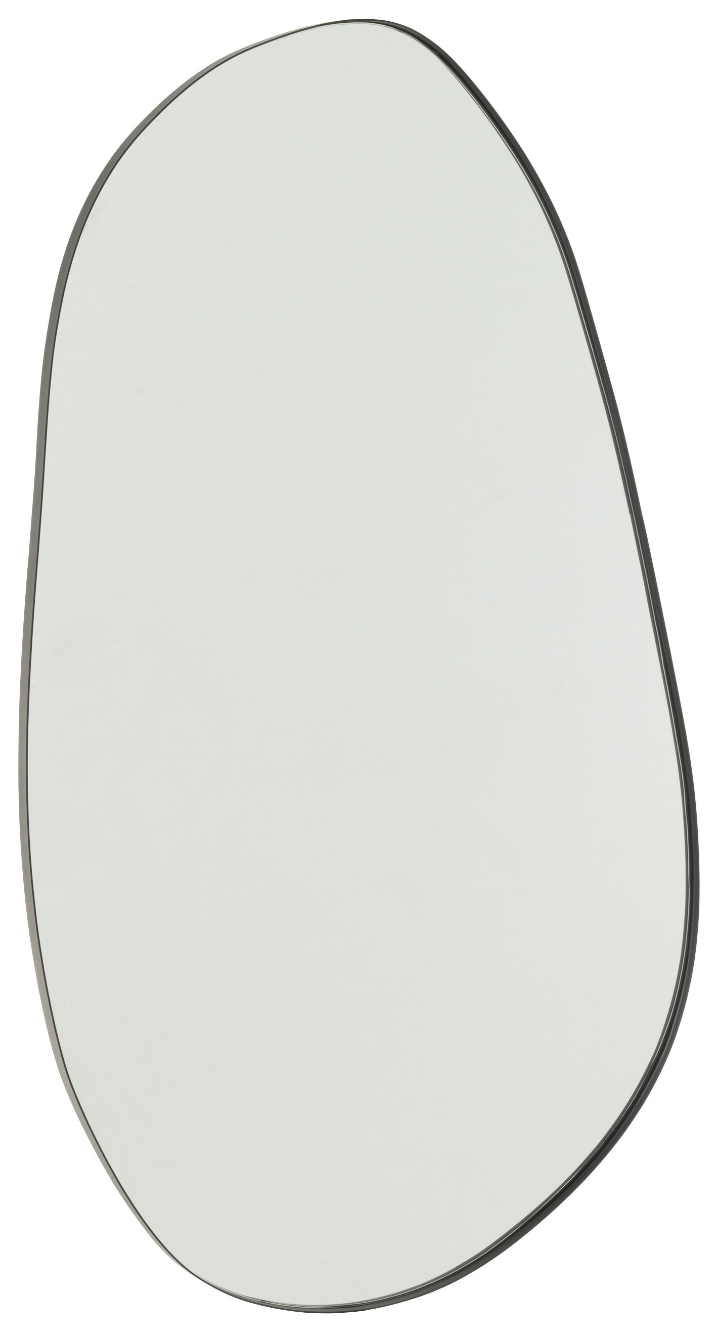 Lustro Extrema metalowe czarne 59x108 cm – grafika-1.