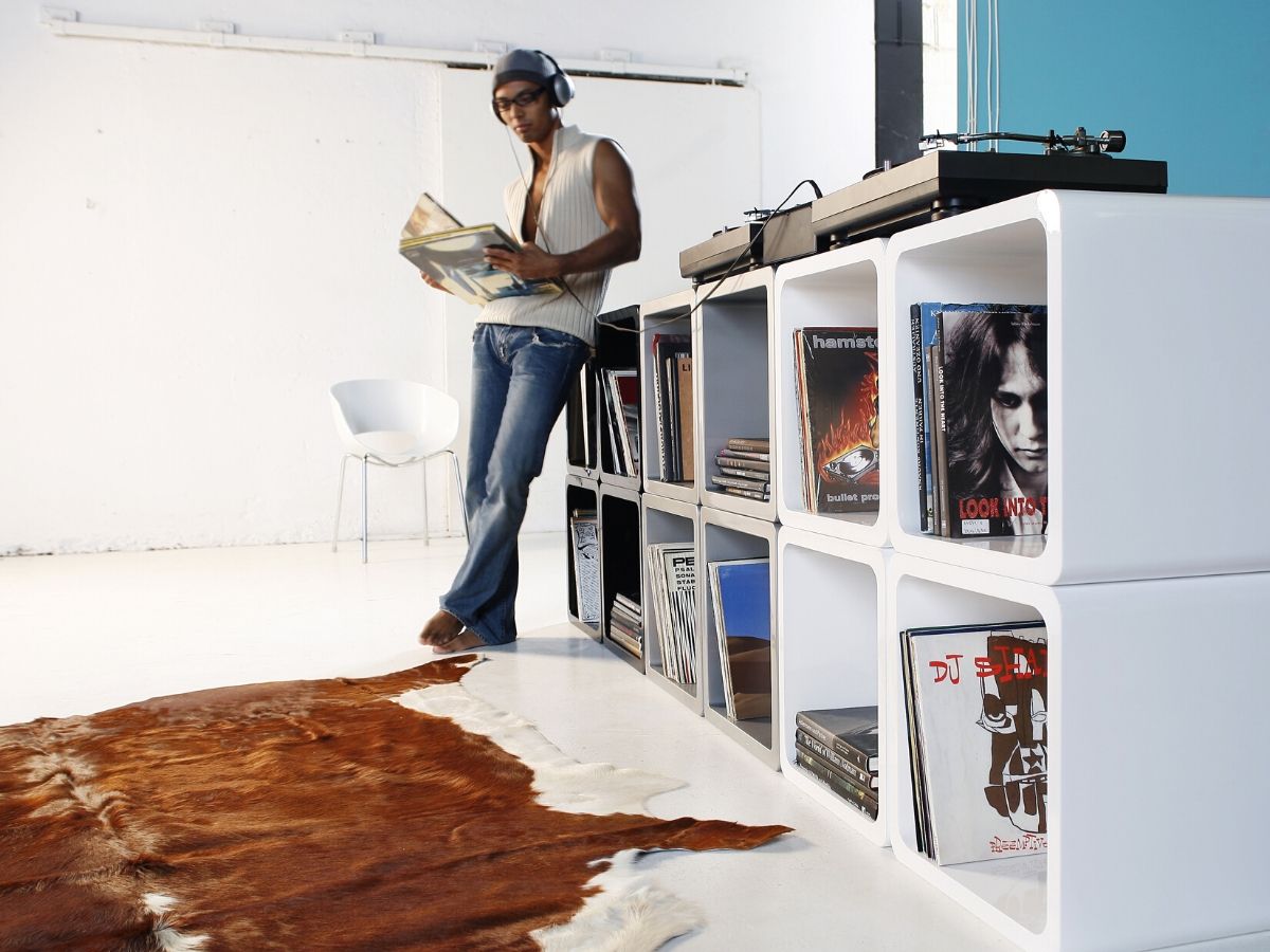 Cube Shelving Units.