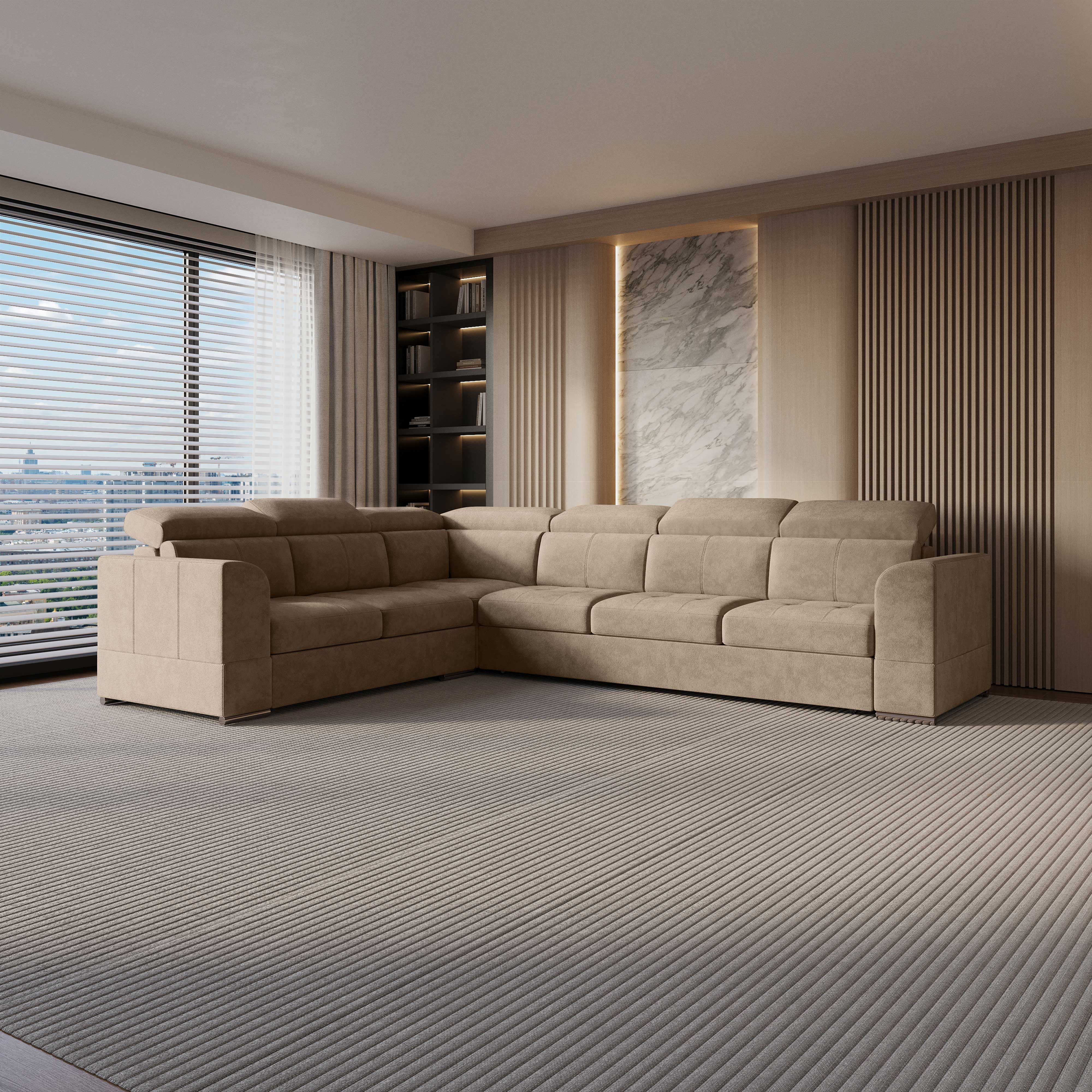 Ъглова холна гарнитура Briss - лява – изображение-1