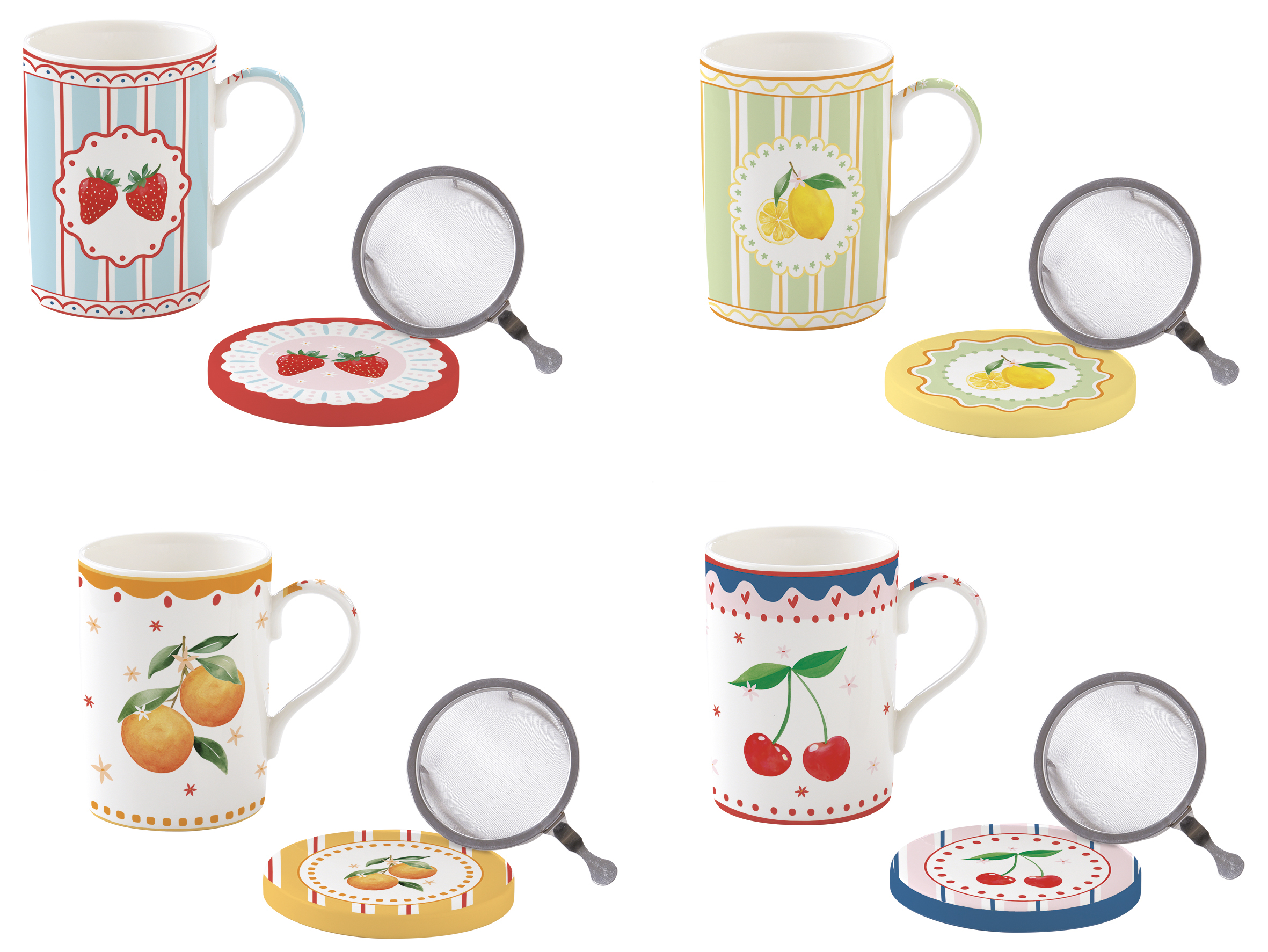 Чаша за чай с инфузер FRUIT MANIA – изображение-1