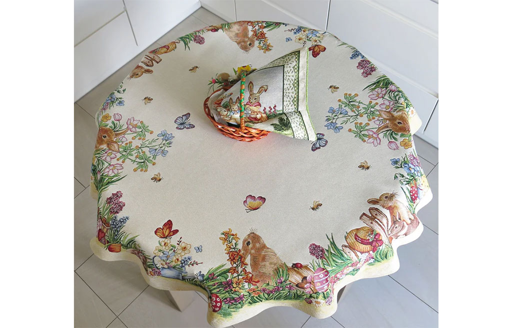 Кръгла покривка за  маса THUMPER GL ф 135 см – изображение-1