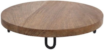 Поднос от мангово дърво с крачета – изображение-1