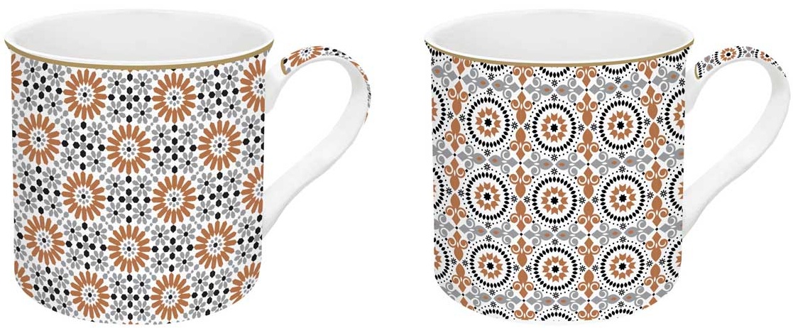 Комплект чаши за топли напитки GEOETHNIC 300мл – изображение-1