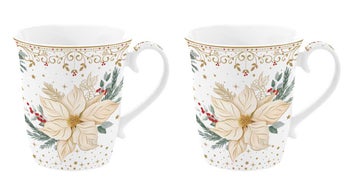 Комплект чаши за топли напитки WHITE ELEGANCE – изображение-1