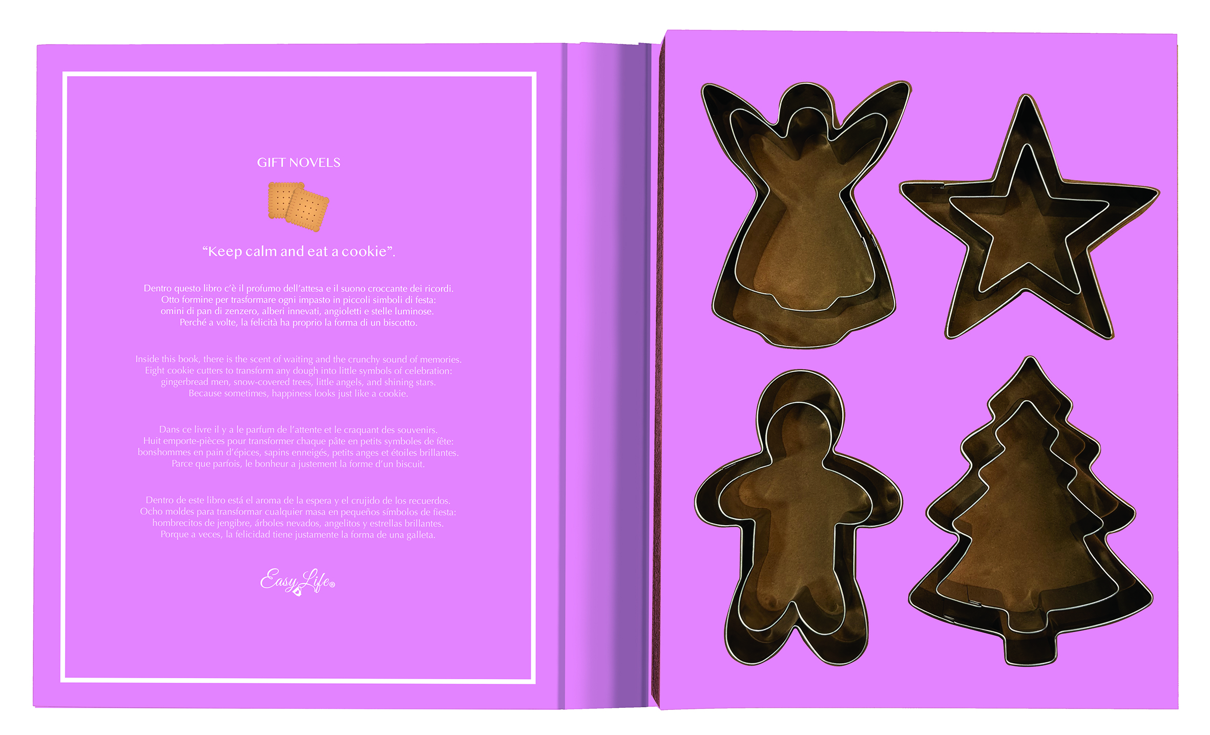 Комплект форми за сладки GIFT NOVELS – изображение-1