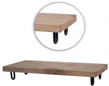 Поднос от мангово дърво с крачета – изображение-1