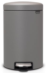 Кош за отпадъци 20л NewIcon Mineral Concrete Grey – изображение-1