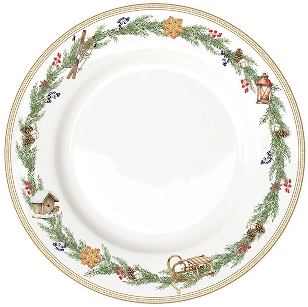 Чиния за основно WHITE FOREST – изображение-1