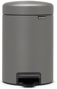 Кош за отпадъци 12л NewIcon Mineral Concrete Grey – изображение-1