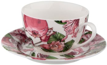 Чаша с чинийка Hibiskus – изображение-1