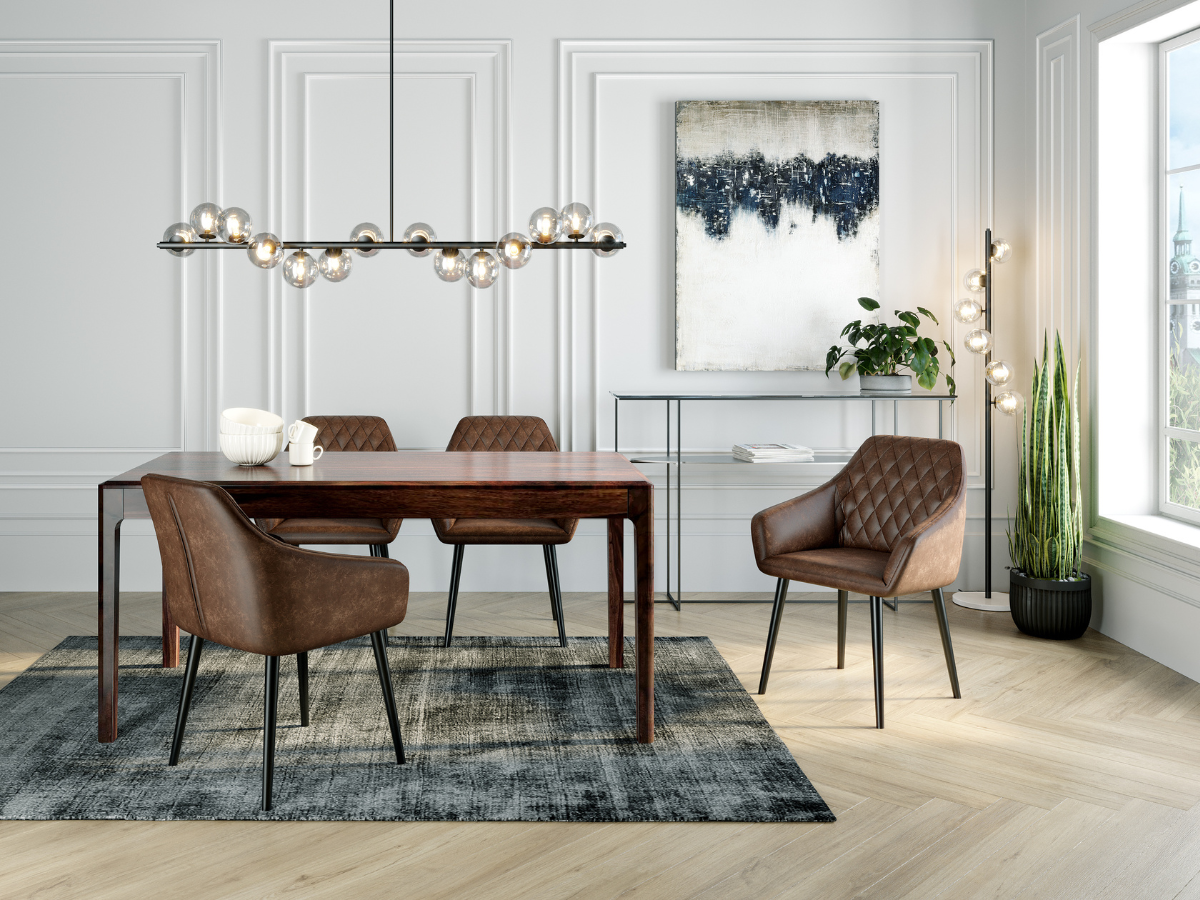 Sillas con reposabrazos.