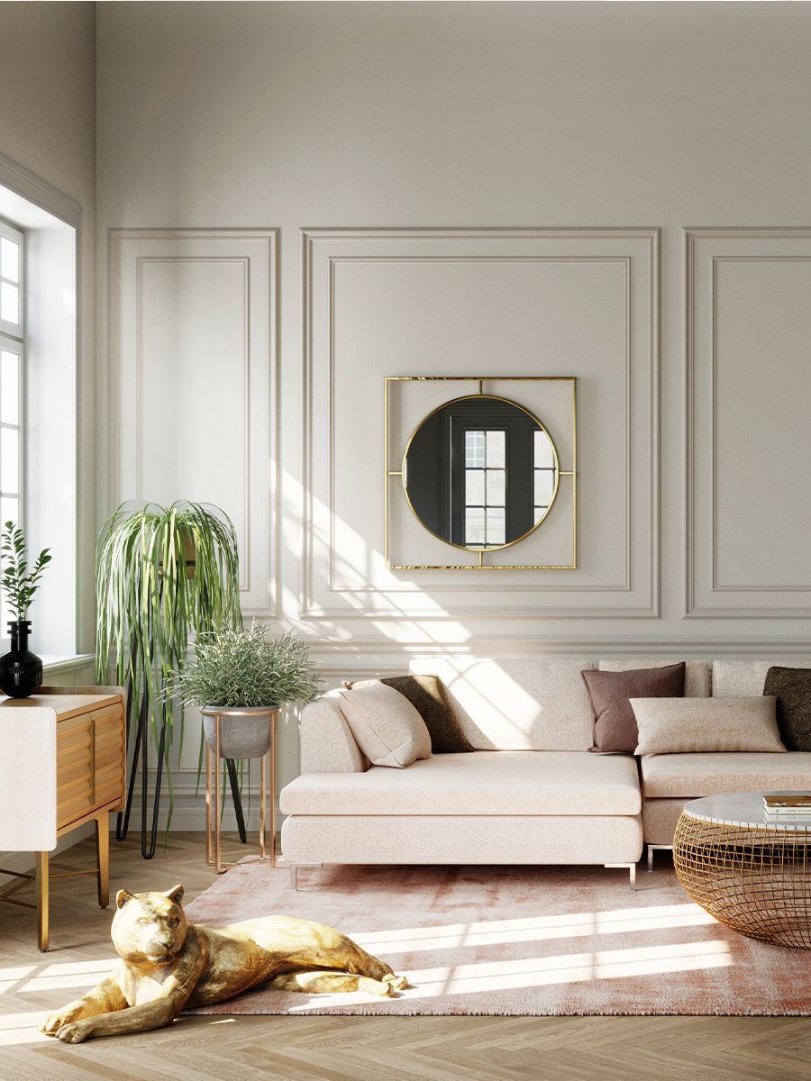 Salón y salas de estar.