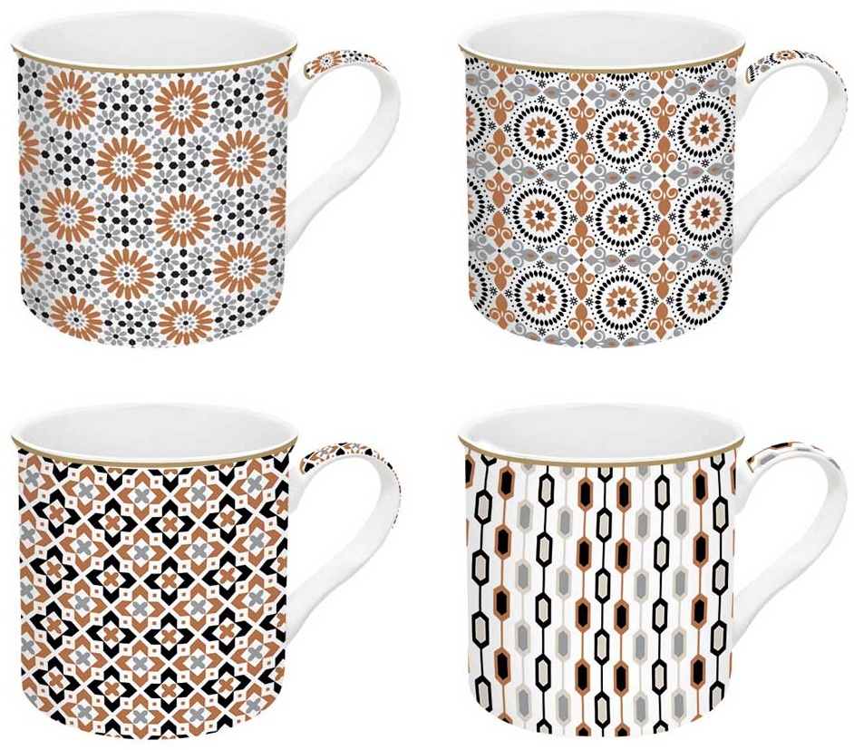 Комплект чаши за топли напитки GEOETHNIC 300 мл – изображение-1