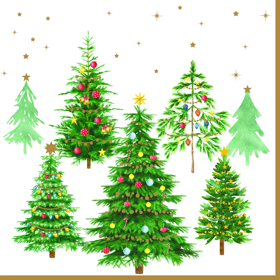 Салфетки Festive Trees – изображение-1