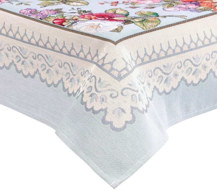 Покривка Цветя и дантела 137х140 – изображение-1