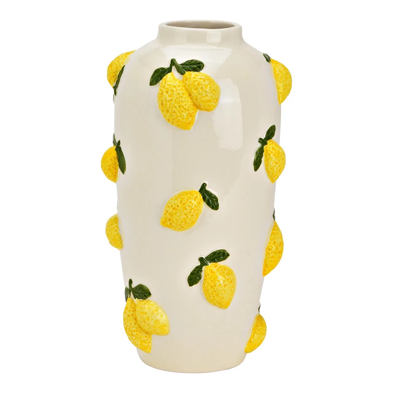 Керамична ваза с декорация лимони – изображение-1