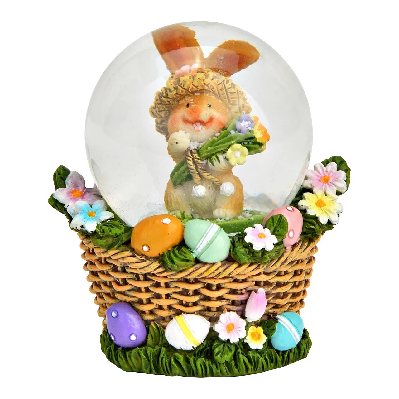 Снежен глобус Заек с Великденско яйце – изображение-1