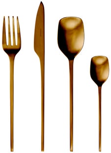 Комплект прибори за хранене VERSO MAT COPPER 24 части – изображение-1