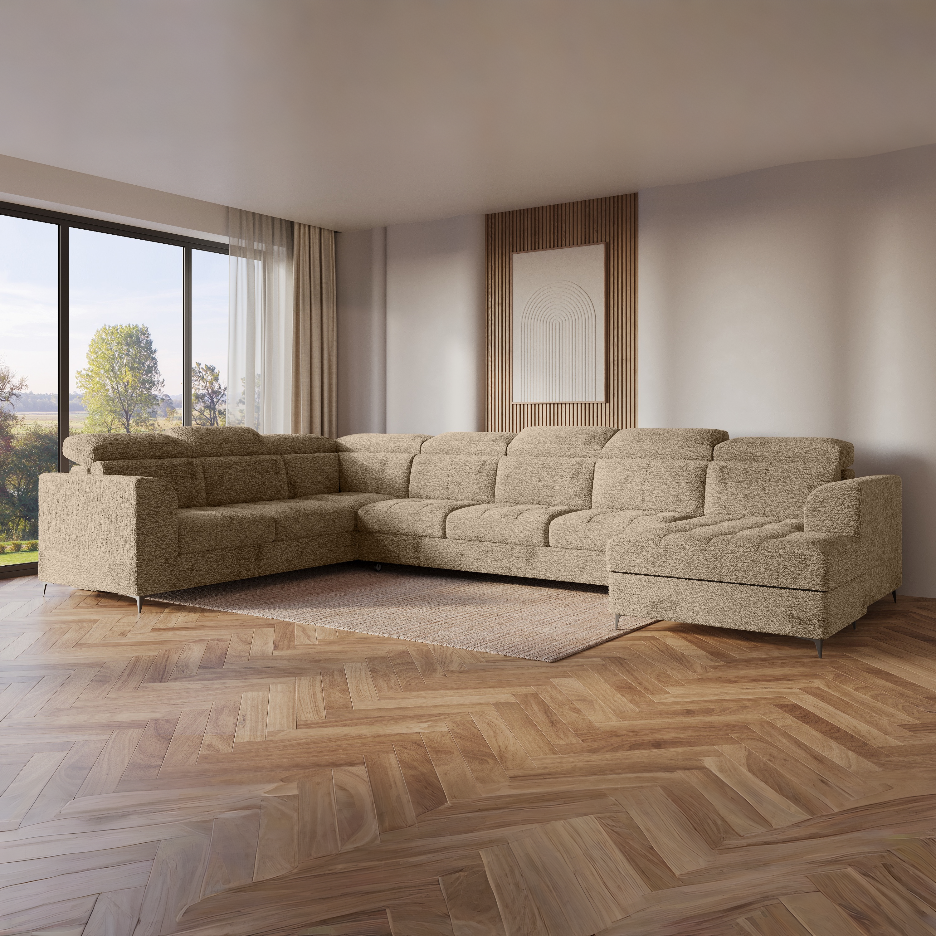 Холна гарнитура Brisel NEW П-ОБРАЗНА- дясна – изображение-1