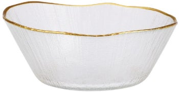 Стъклена купа Gold detail 15 см – изображение-1