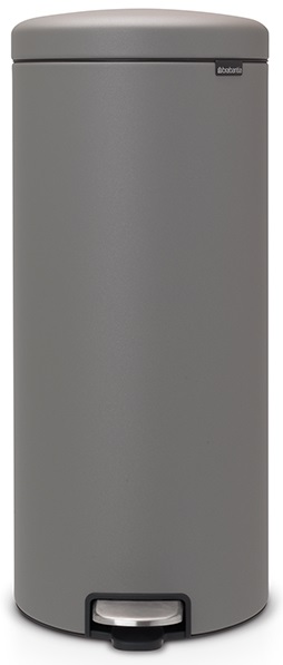 Кош за отпадъци 30л NewIcon, Mineral Concrete Grey – изображение-1