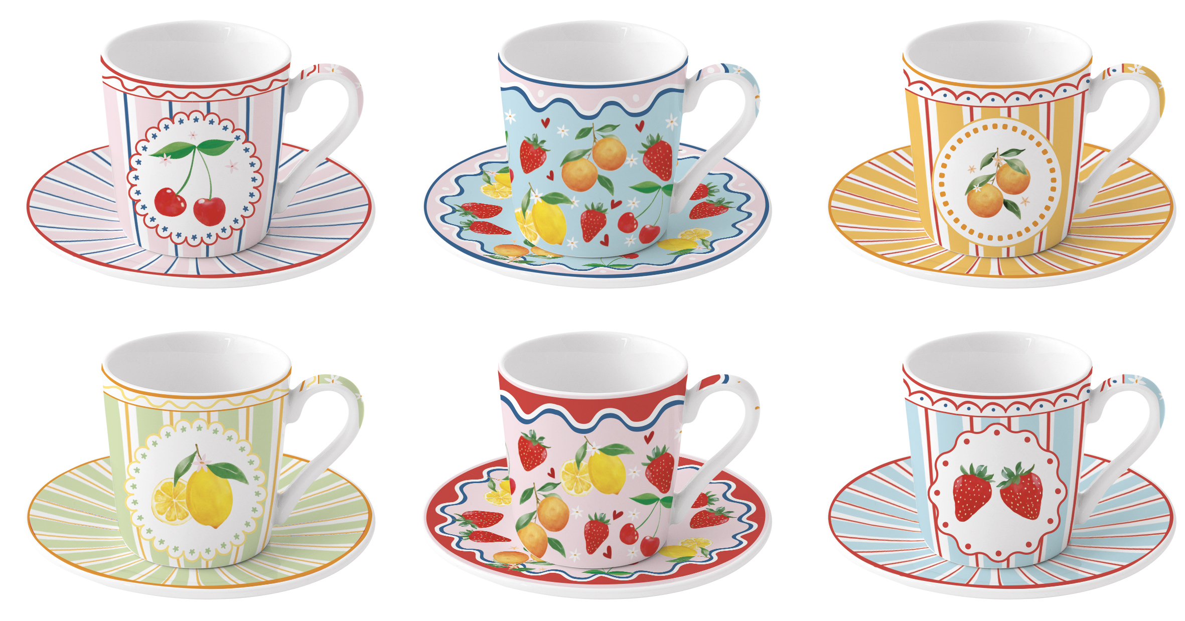 Комплект за кафе FRUIT MANIA – изображение-1