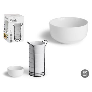 Комплект 6 купички на метална поставка – изображение-1