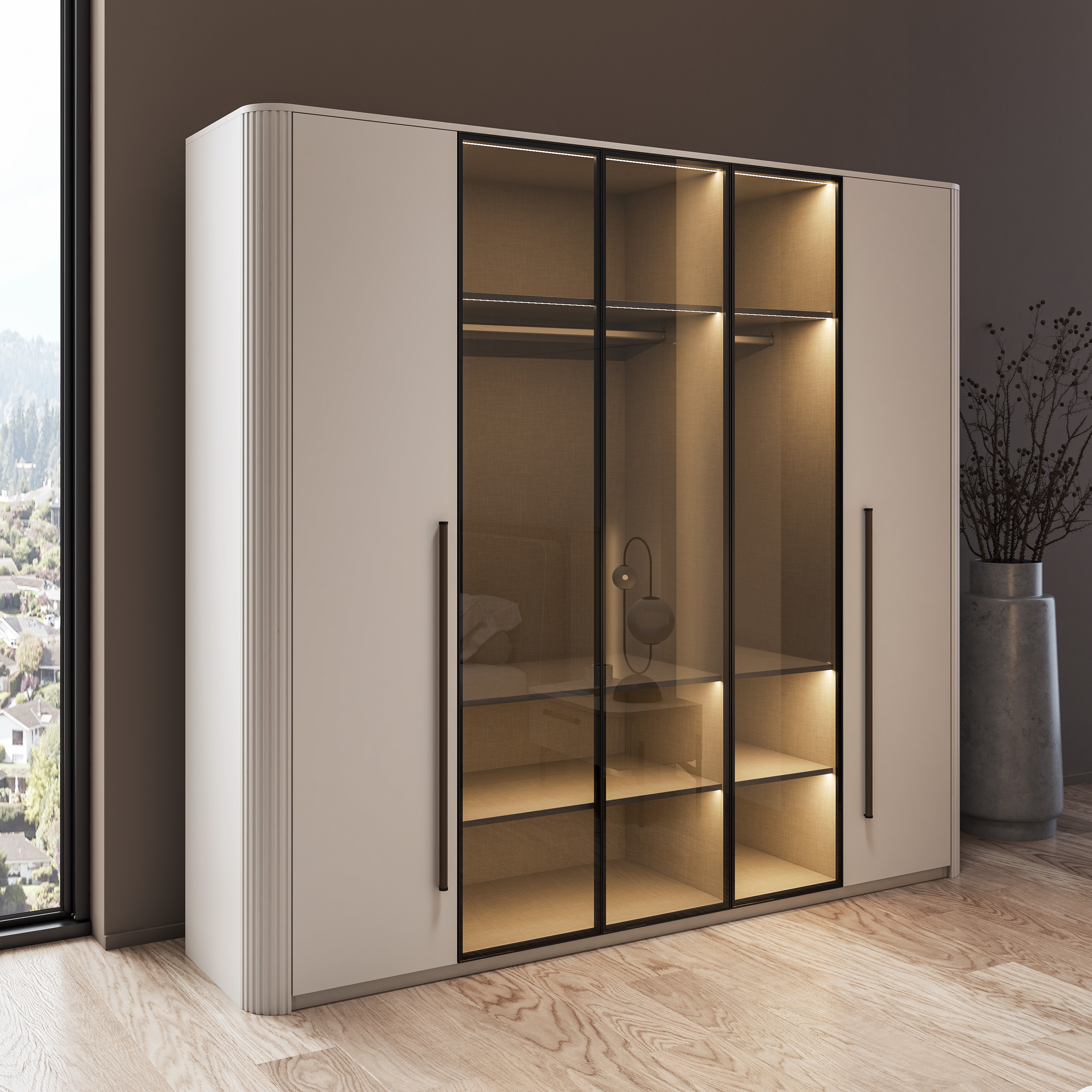 Гардероб P5-3AL/RO Round  – изображение-1