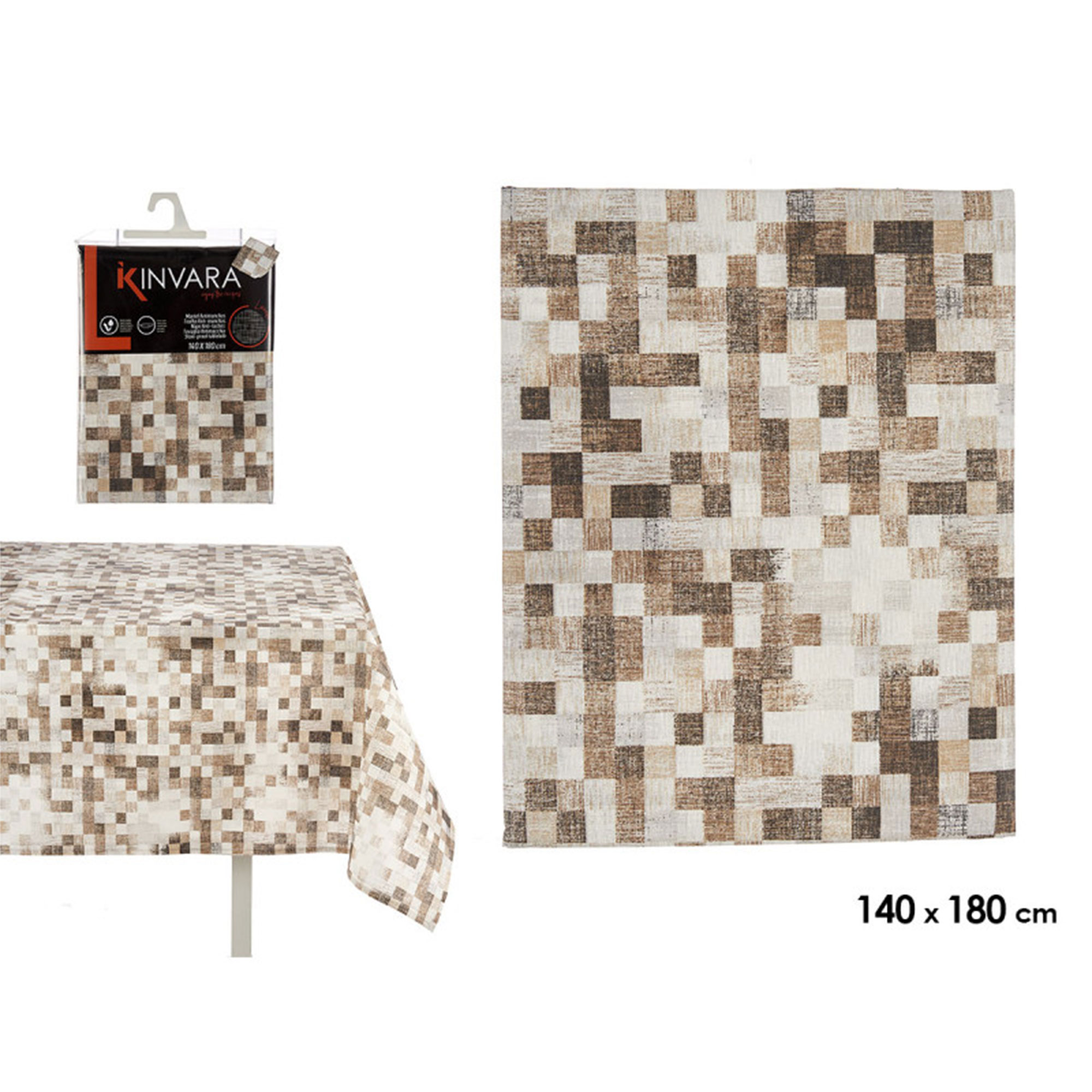 Покривка за маса Beige Square – изображение-1