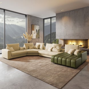 П-образна гарнитура Berry - дясна лежанка – изображение-1