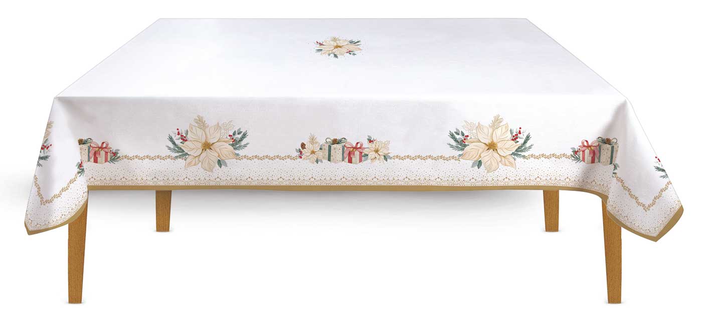 Покривка за маса WHITE ELEGANCE 210х145 см – изображение-1