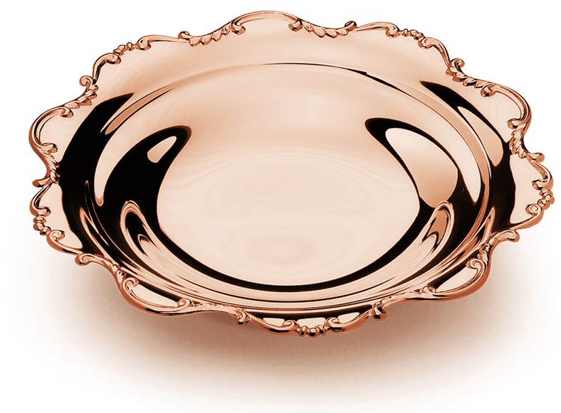 Chinelli Купа кръгла розово злато – изображение-1