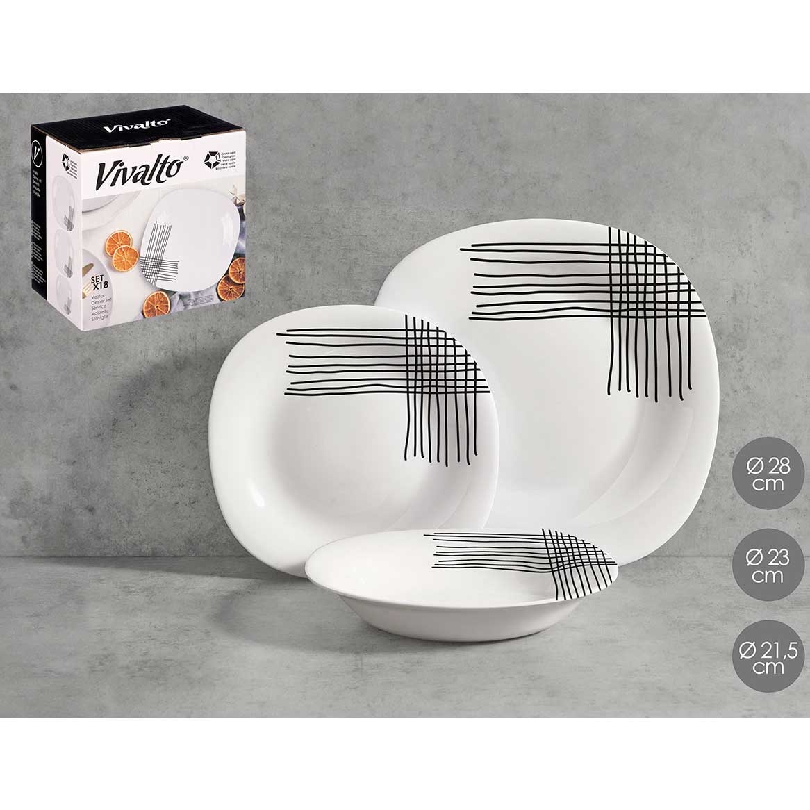 Комплект чинии SQUARE – изображение-1