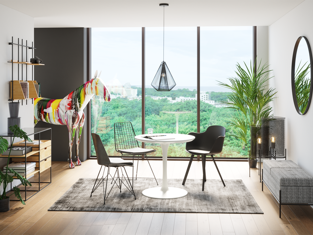 Schickeria asztalok és elemek.