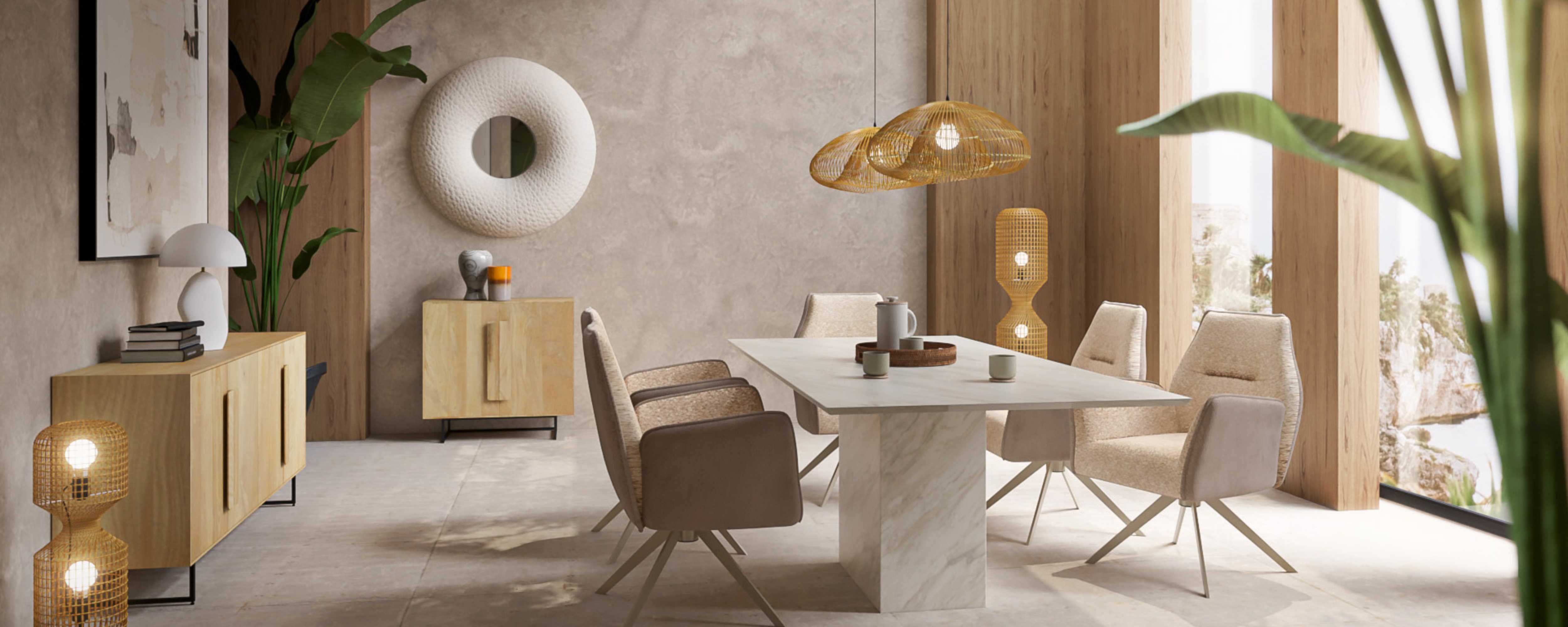 Japandi interjero stilius.