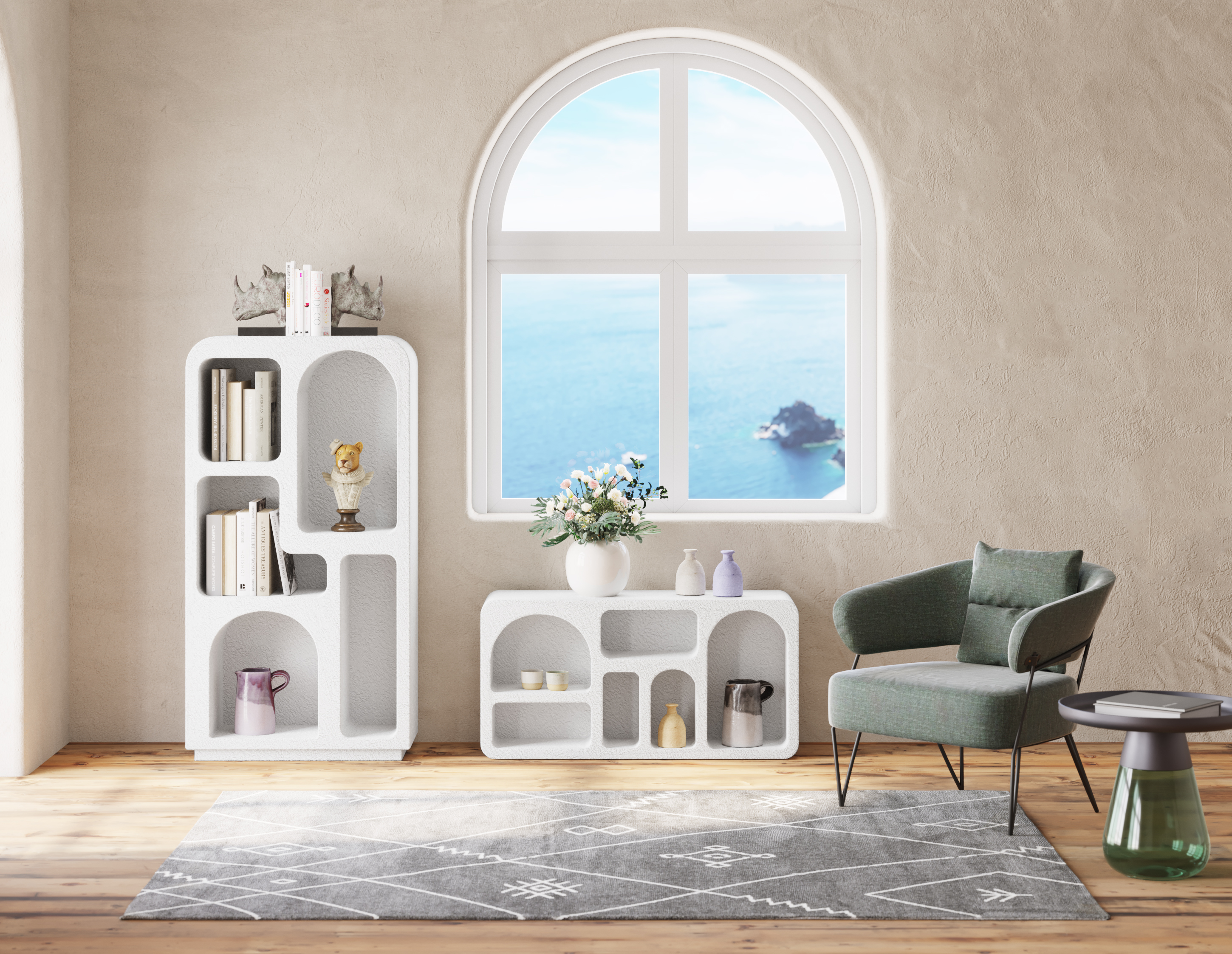 Organic Shapes & Curves.