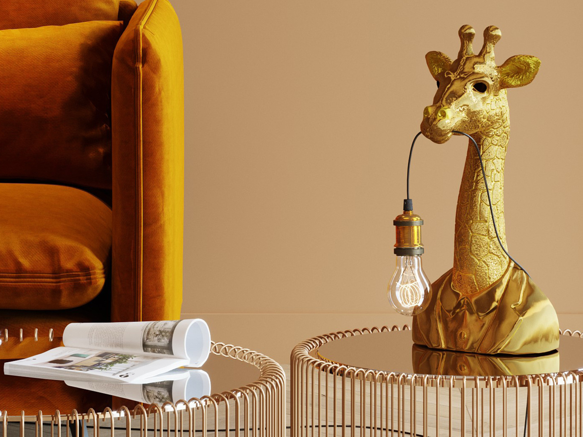 Gyvūnų motyvai interjere.