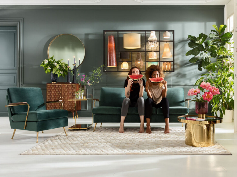 Trendshow: MEBLE W STYLU RETRO I PLUSZOWE TKANINY.