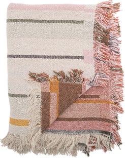 Narzuta naturalna bawełniana 160x130 cm – obraz-1