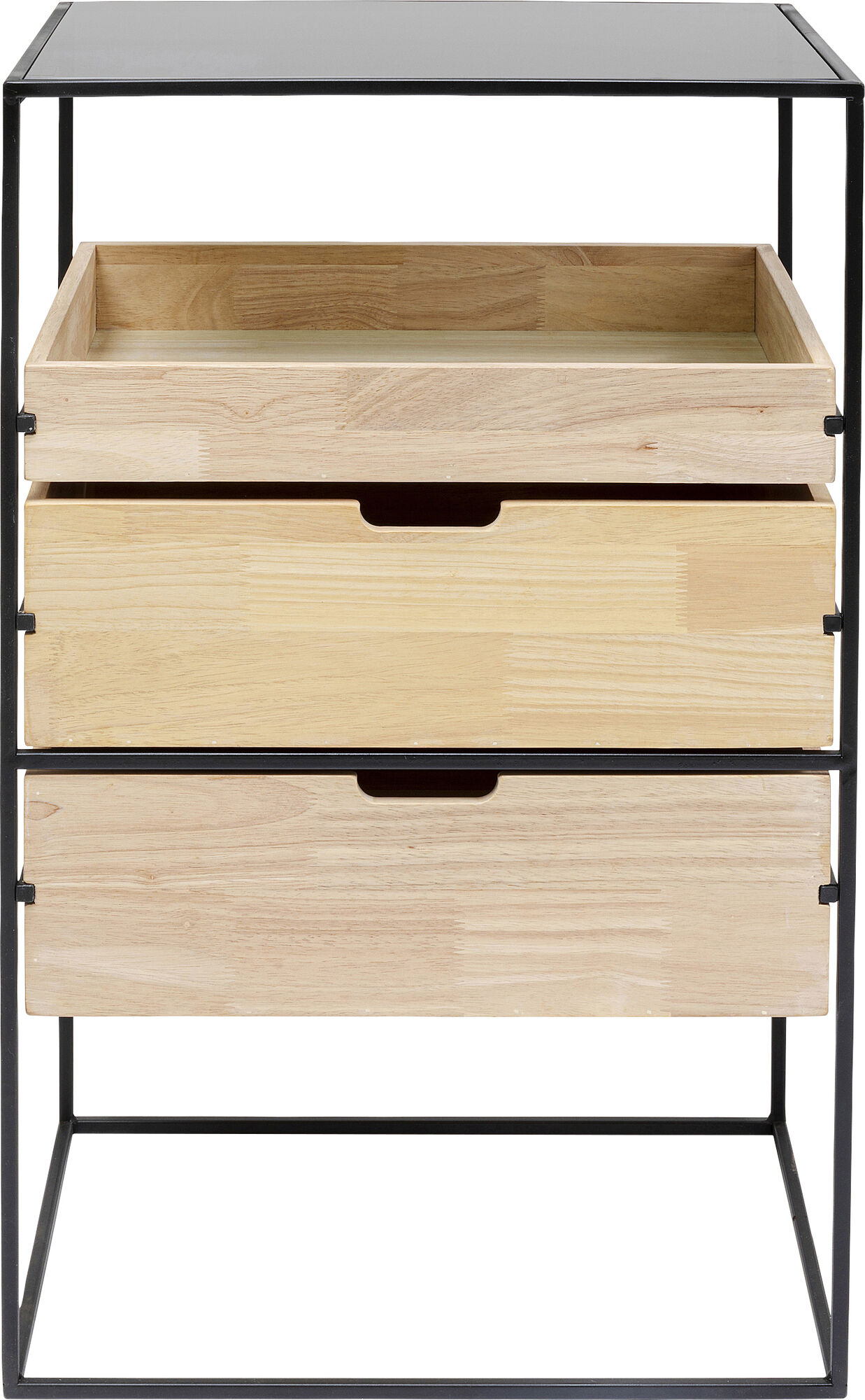 Byrå Copenhagen - Ljust Trä, 3 Lådor – bild-1.