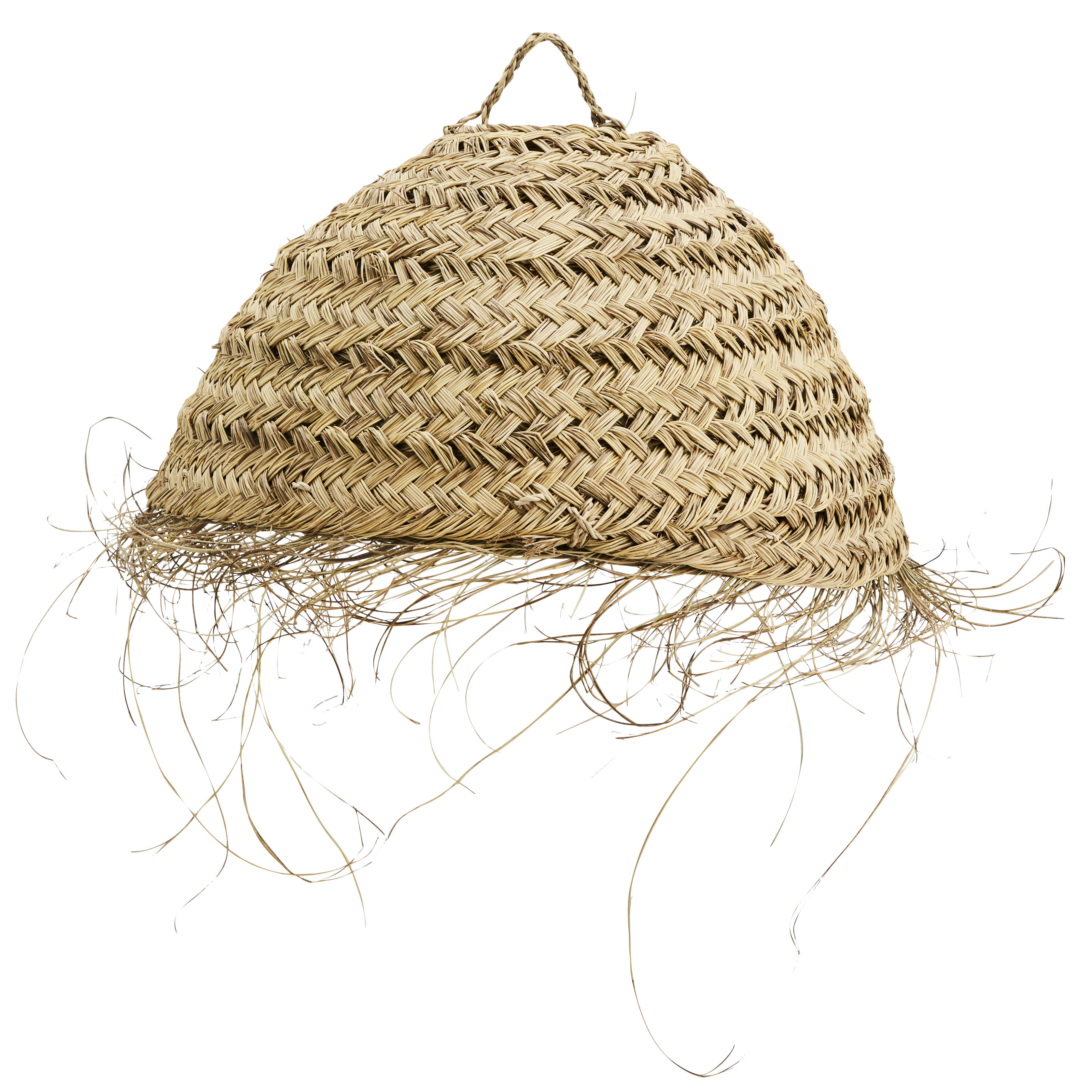 Abażur Palm ∅50x30 cm naturalny – obraz-1