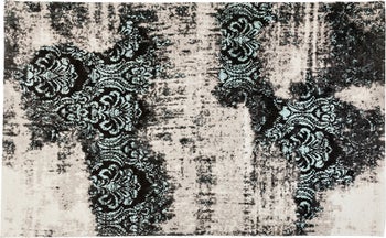 Alfombra Kelim Ornament turquesa 240x170cm – Imagen-1.