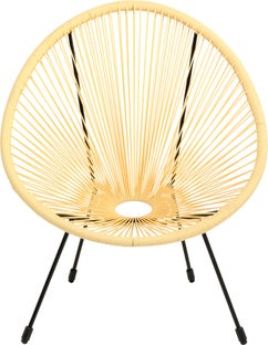 Loungestol Trädgård Acapulco – Butter Yellow – bild-1.